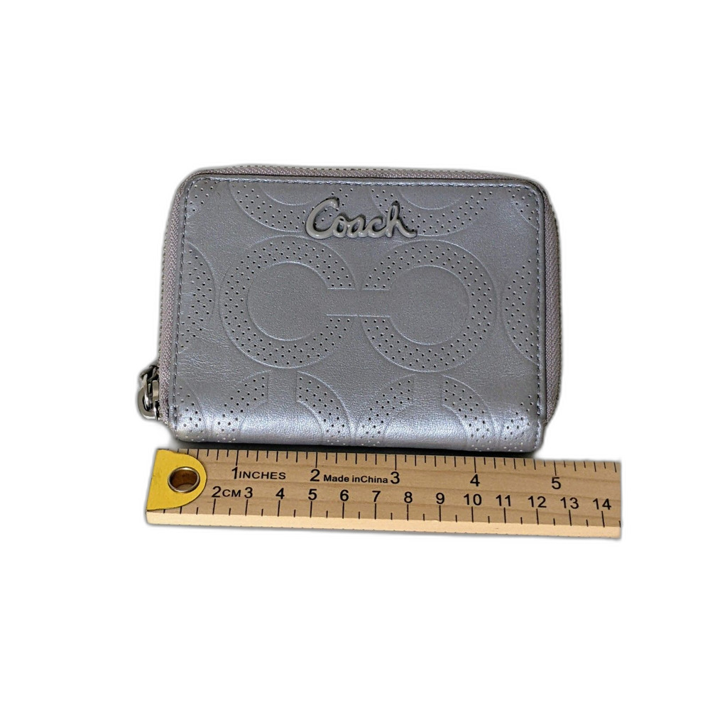 Women's Gray Leather Wallet